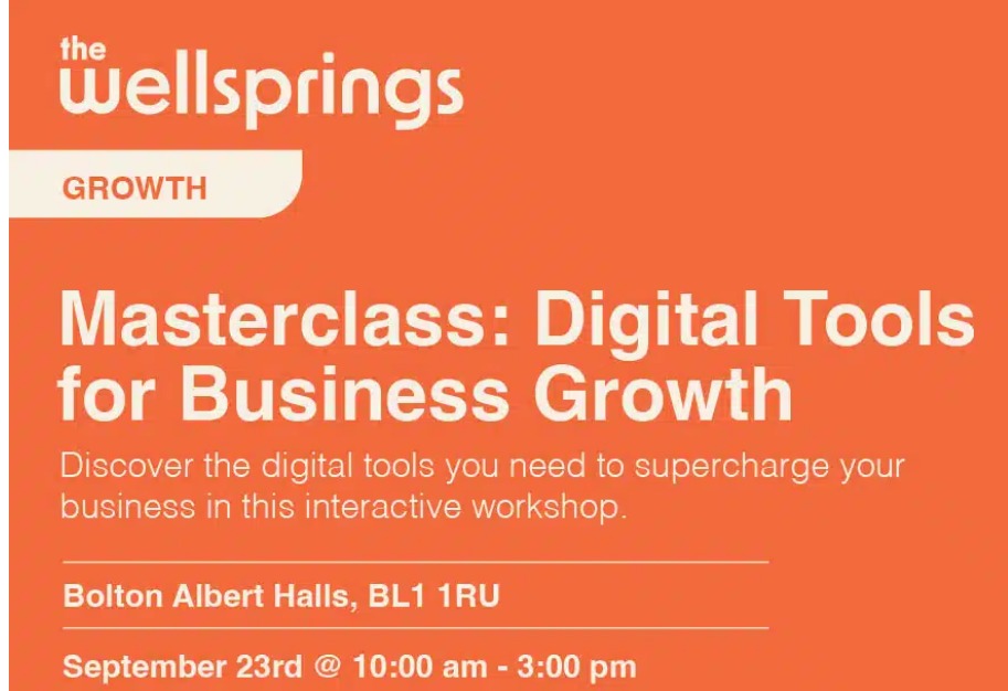Masterclass: Digital Tools for Business Growth – Business Bolton
